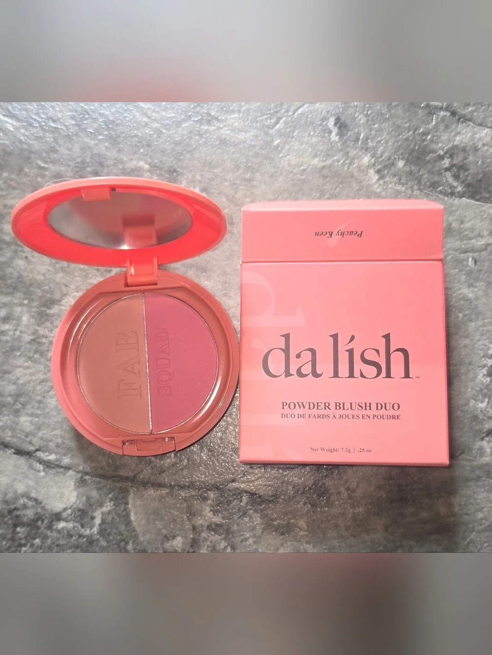 Da Lish Powder Blush Duo — Peachy Keen 0.25oz BNIB